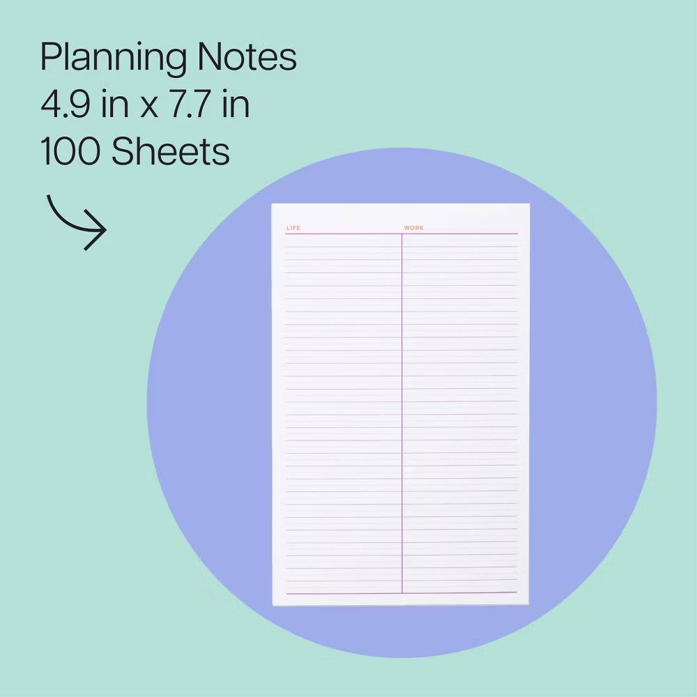 Noted by Work/Life Planning Sticky Notepad 100 Sheets - Image 2