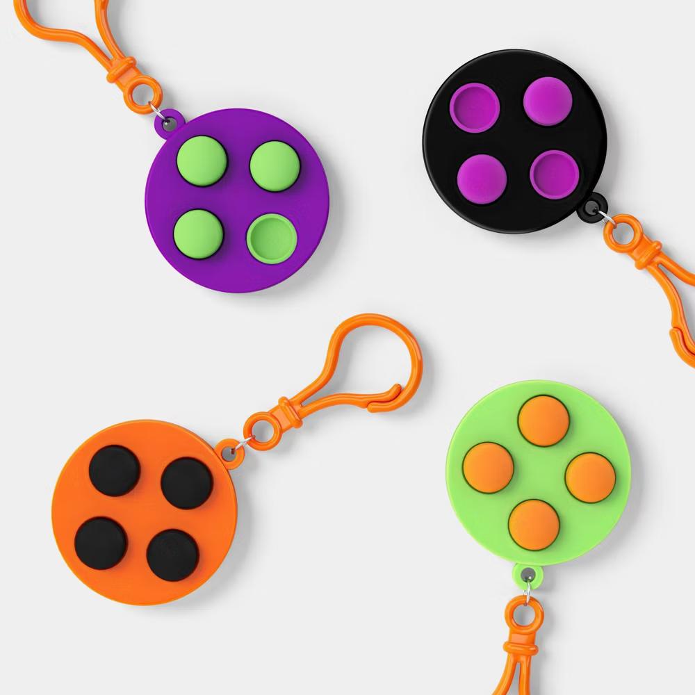 8ct Button Fidget Bag Tags Party Favor - Image 2