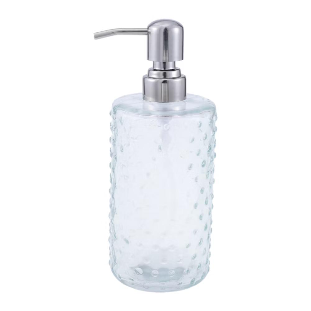 Elegant Polka Dot Pattern Soap Pump Dispenser for Bathroom 16.9oz 1 Pc - Image 22