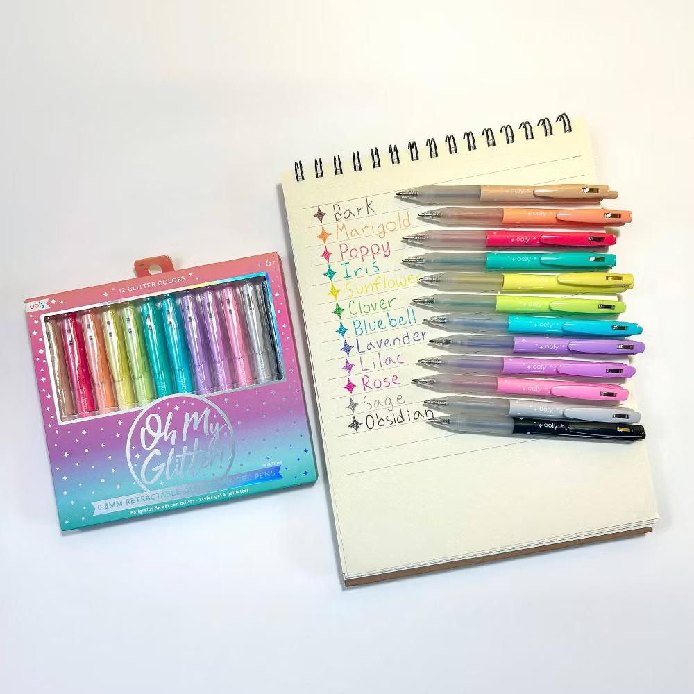 OOLY 12pk Oh My Glitter! Gel Pens 0.8mm Fine Point - Image 3