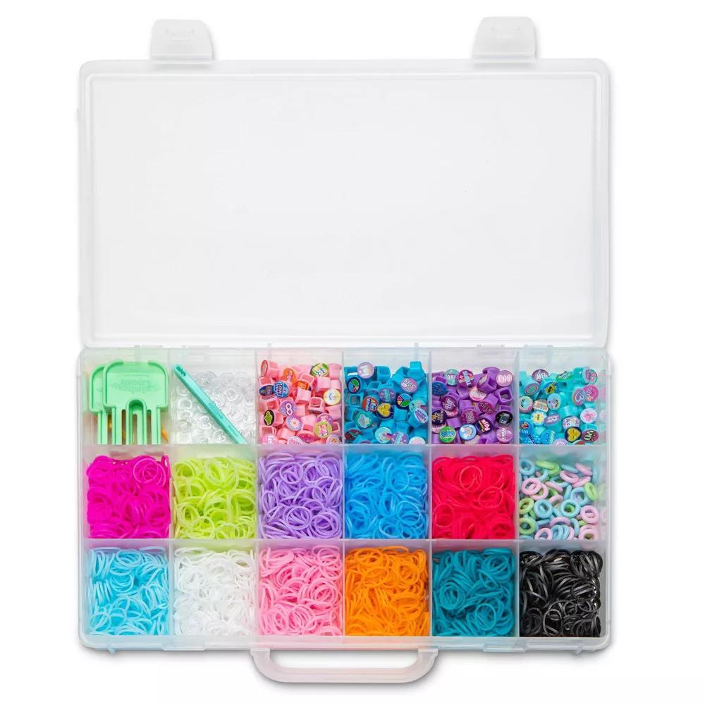 Rainbow Loom Beadmoji Deluxe Craft Kit: Rubber Band & Bead Bracelet Making Set for Kids 7 - Image 5