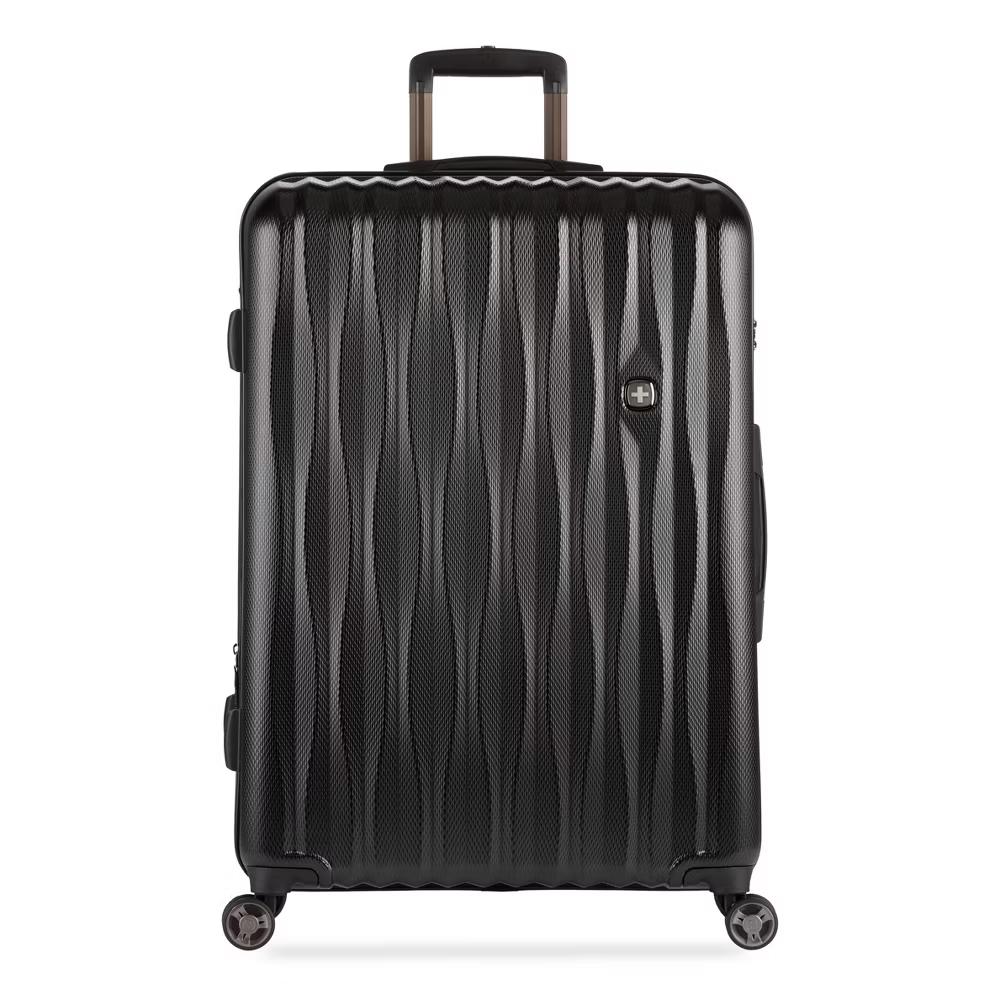 Energie Hardside Large Checked Spinner Wheels Suitcase - Image 4