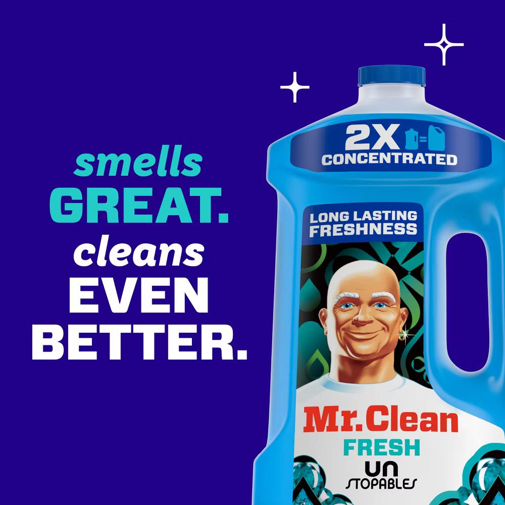 Mr. Clean Fresh Dilute Unstopables Multi-Surface Cleaner - Image 17