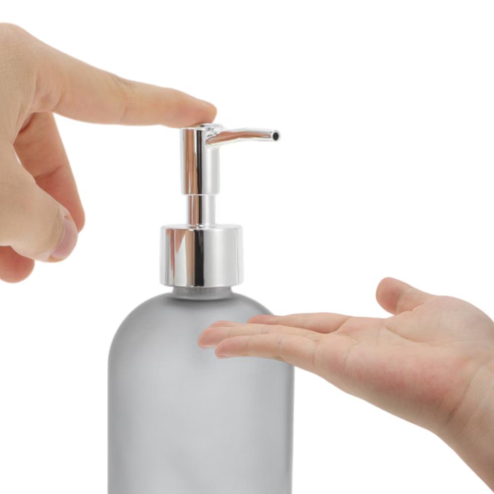 Reusable Cylinder Frosted Soap Dispenser 1 Pc - Image 24