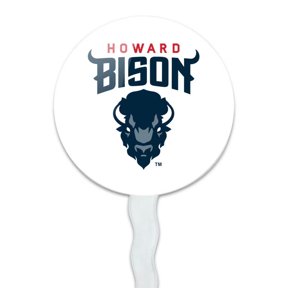 Howard University Bison Primary Logo Cupcake Picks Toppers Decoration Set of 6