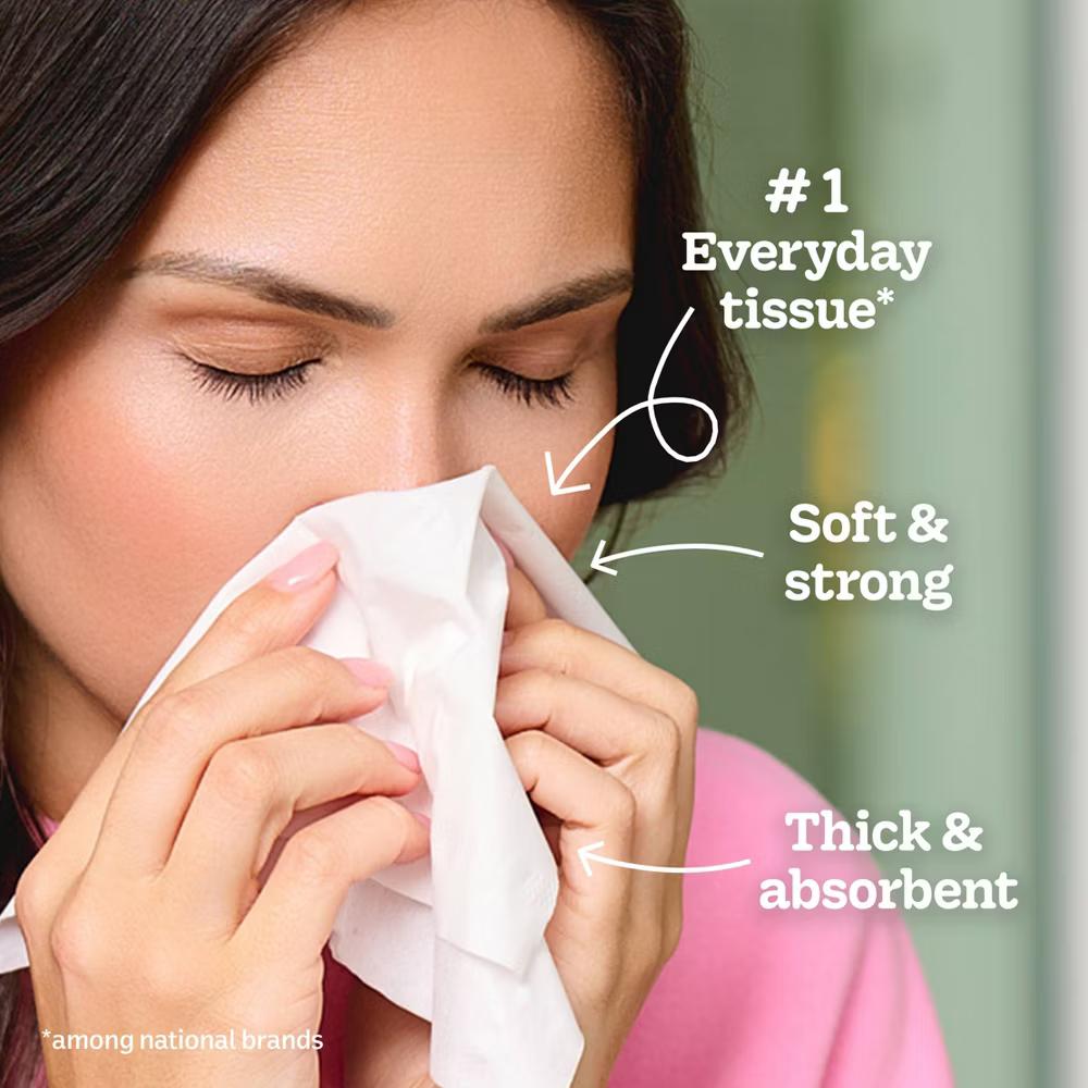 Trusted Care Facial Tissue - 8pk/1600ct: Rectangle, 2-Ply - Image 4