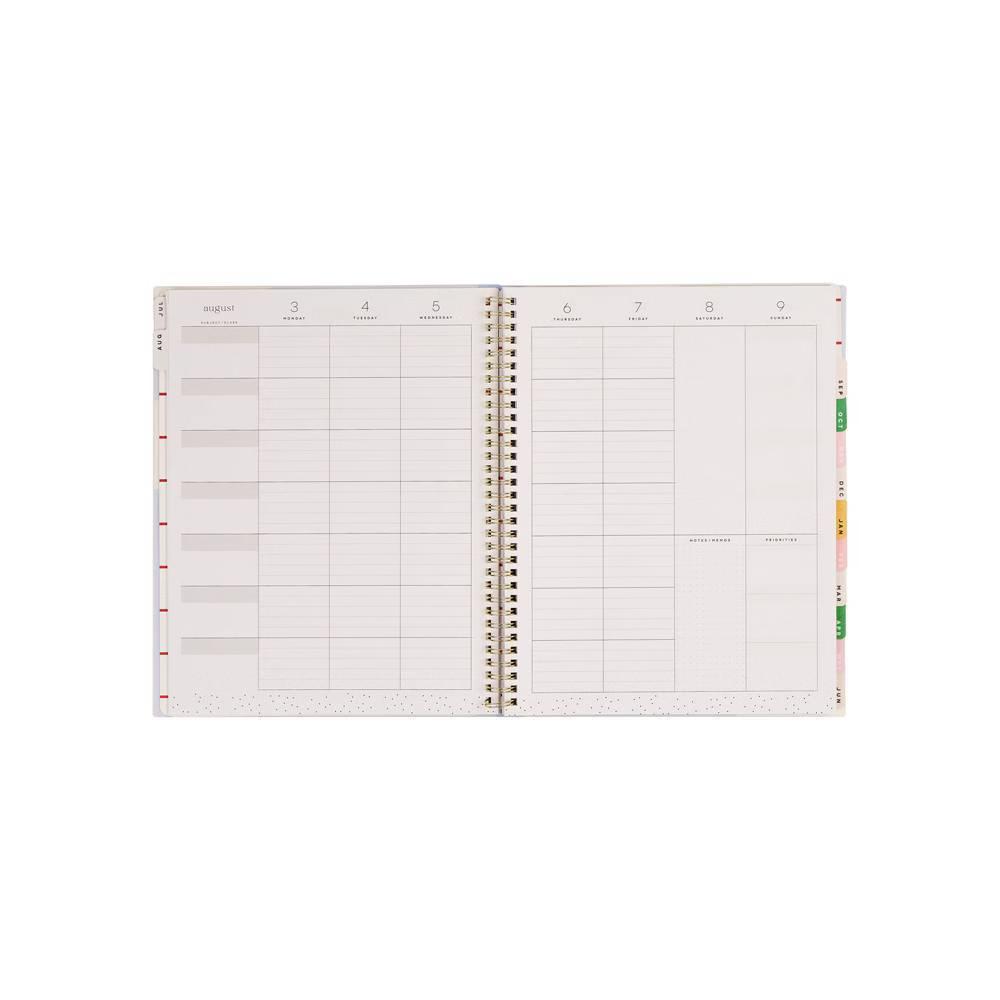 Happy Brands 2026-2027 9.375"x11.875" Organized Colorblock Pop Big 12 Months Twin Loop Dated Teacher Planner - Image 19