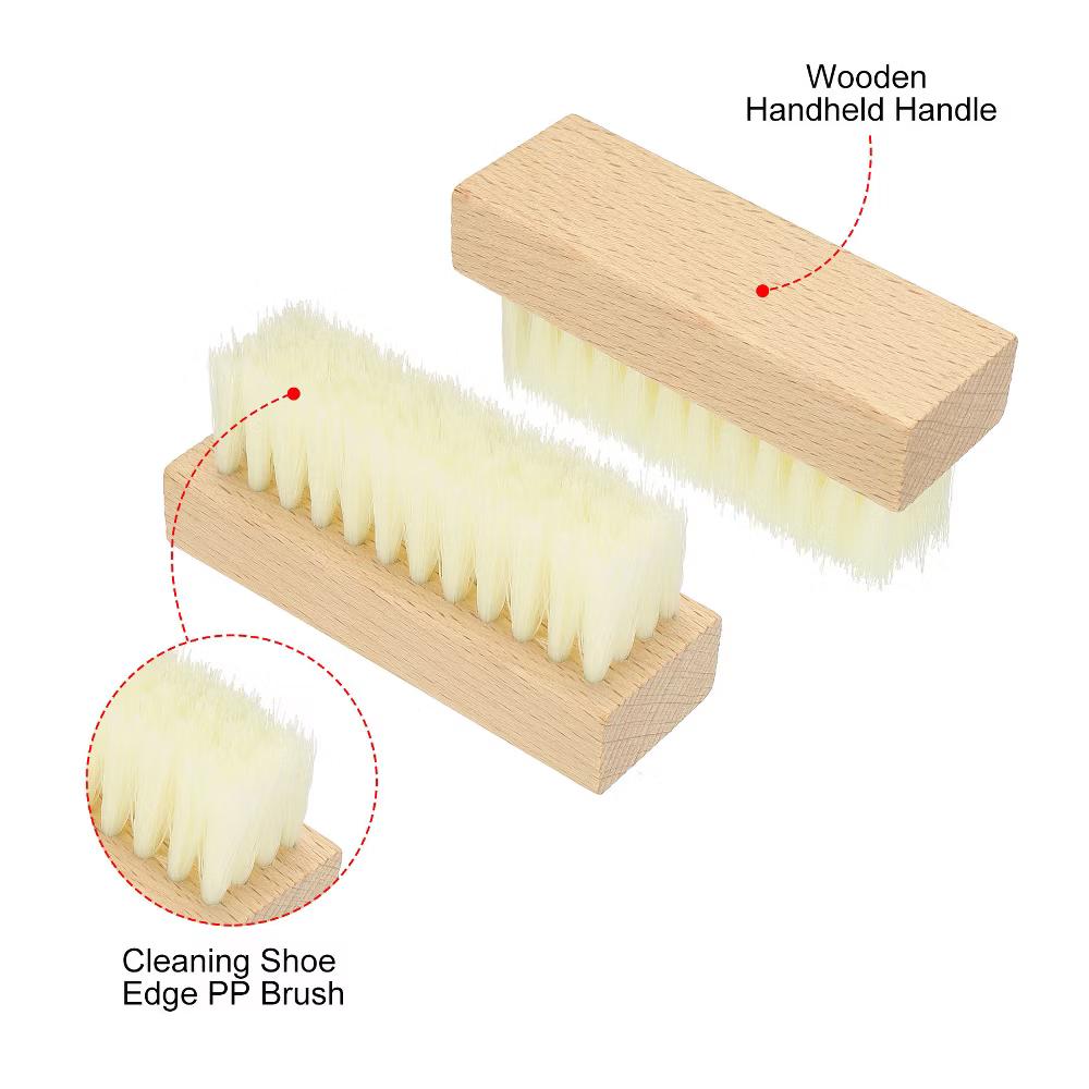Canvas Sneakers Handheld Shoes Cleaning Scrub Brush White 1 Pc - Image 3