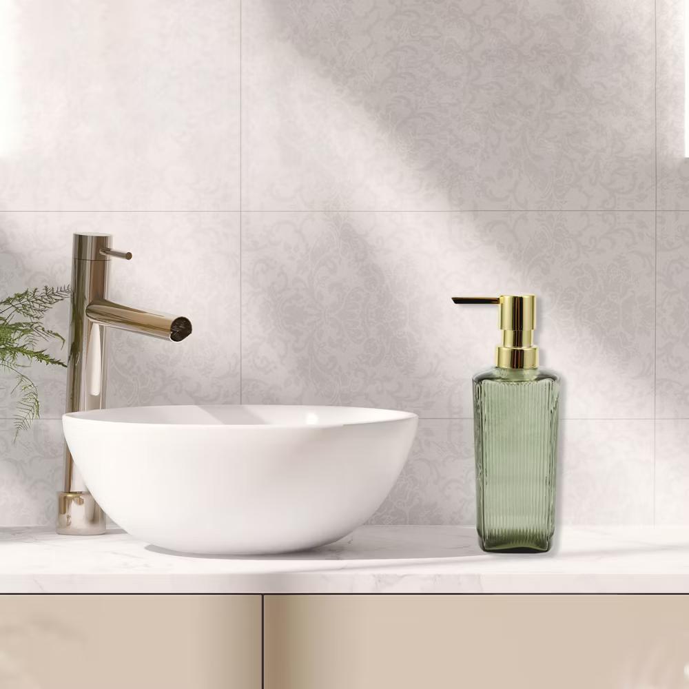 Classic Vertical Lines Soap Pump Dispenser for Bathroom 350ml 1 Pc - Image 38
