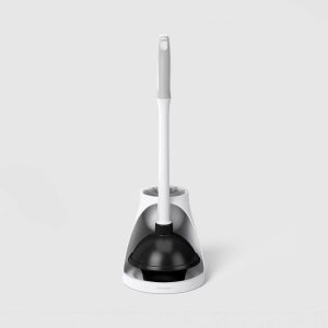 Toilet Brush and Plunger Combo