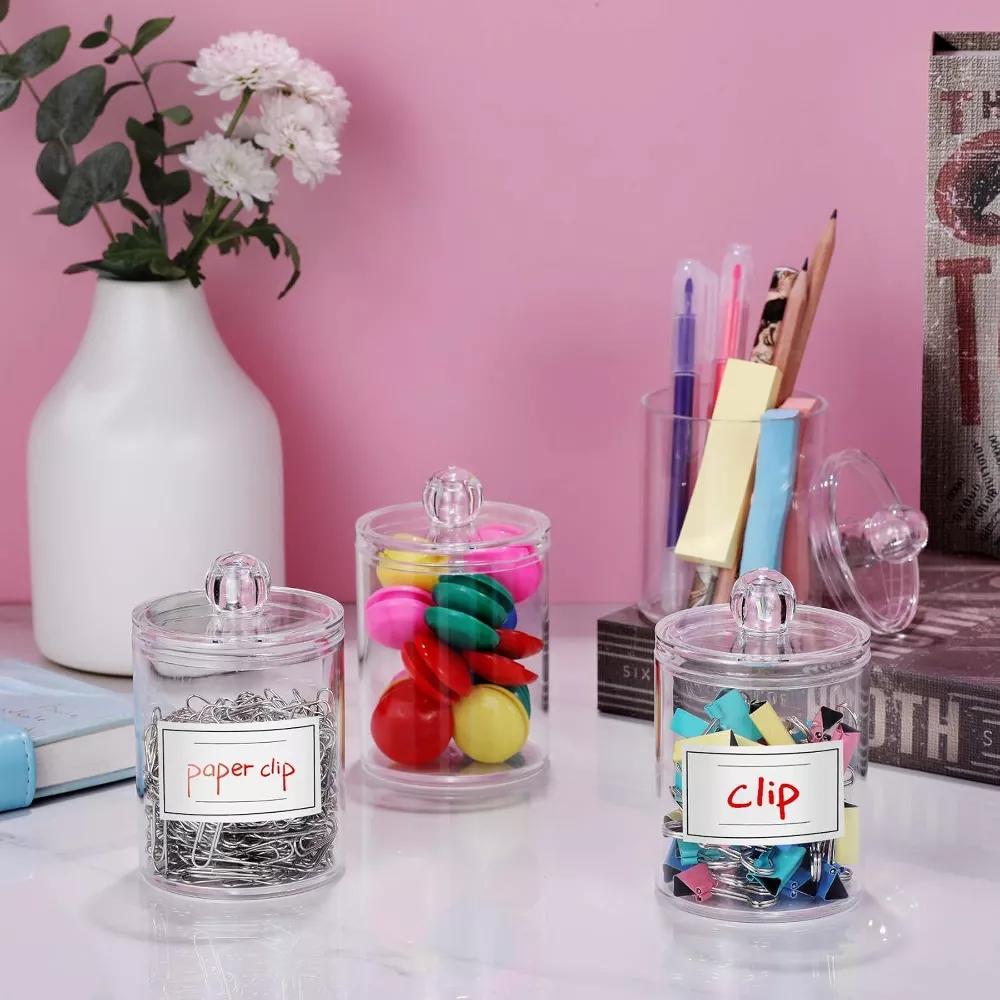 Maison Acrylic Qtip Holder Dispenser - Image 5
