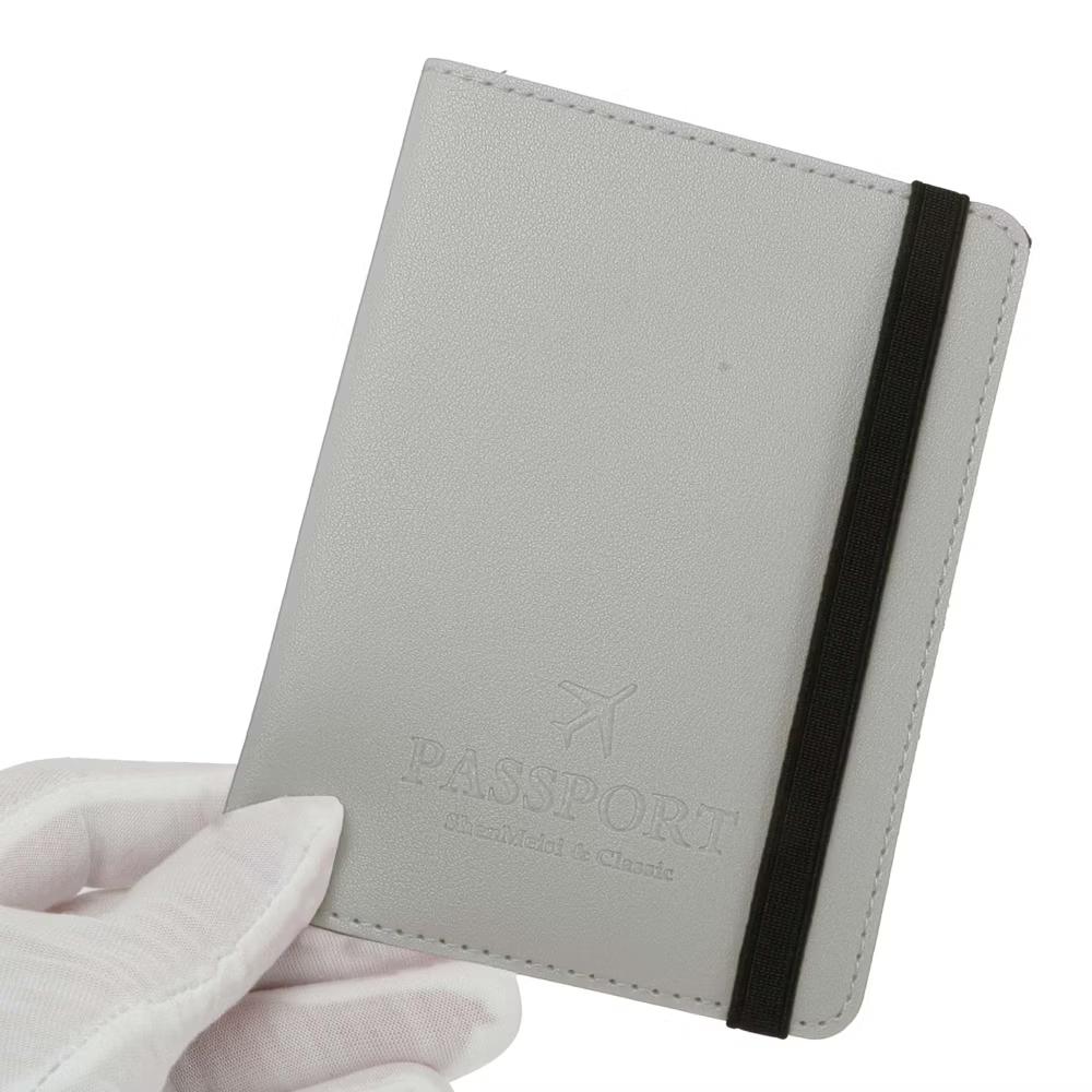 Simple Elastic Strap Passport Holder 1 Pc - Image 19