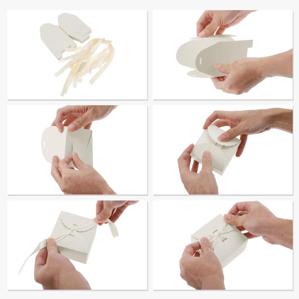 Gift Boxes 3.54"x3.54"x1.97" White 20 Pcs - Image 3