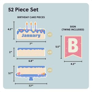 52ct Birthday Decor Kit