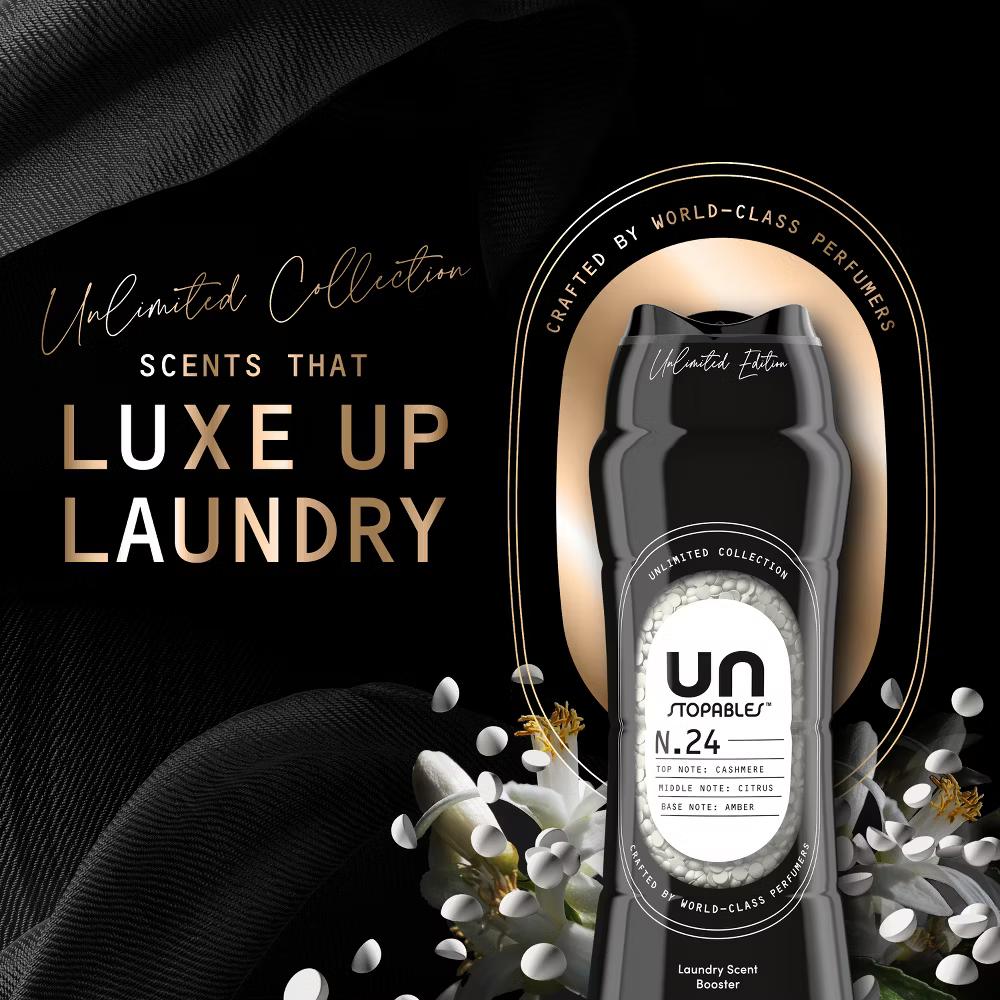 Unstopables Unlimited Collection In Wash Scent Booster Beads No. 24 Laundry Additives - Cashmere Citrus Amber - 21.1oz - Image 5