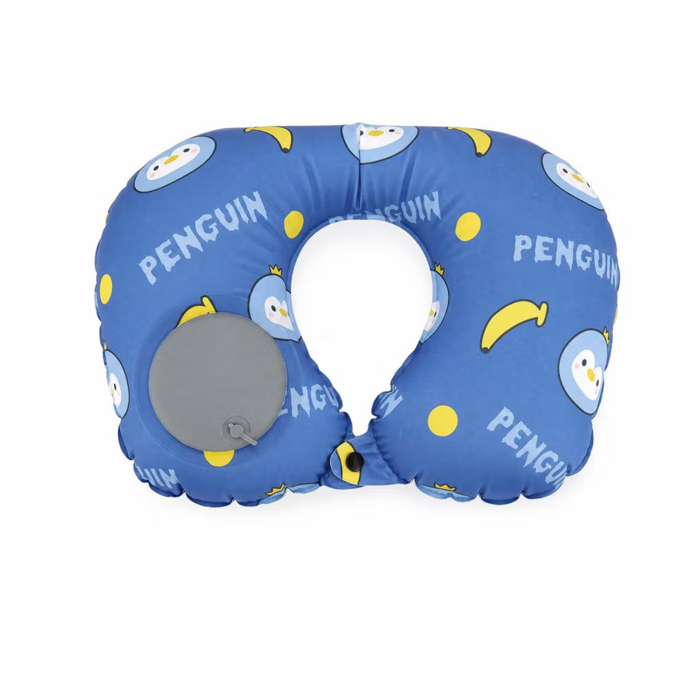 Ice Silk Inflatable Travel Pillow 1 Pc