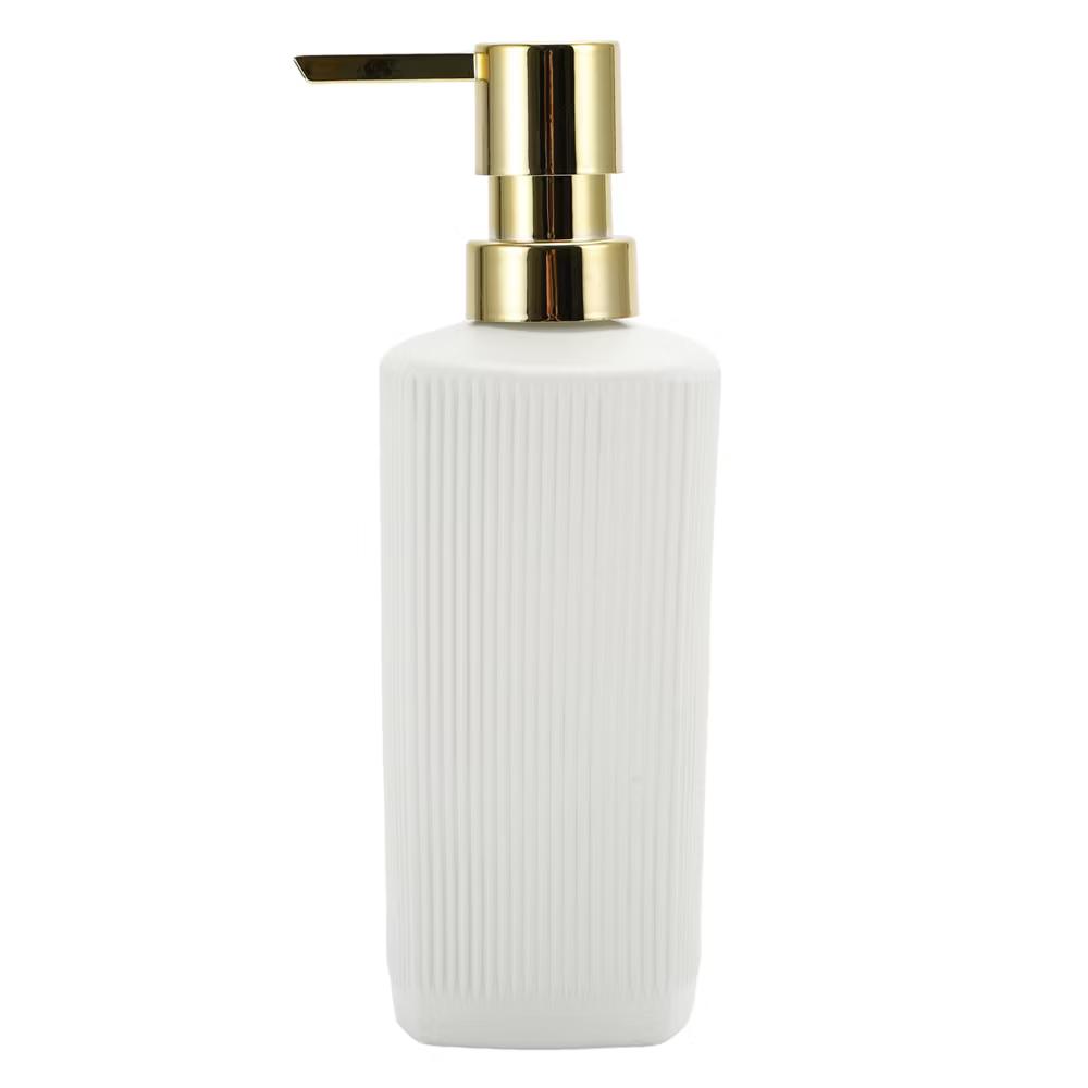 Classic Vertical Lines Soap Pump Dispenser for Bathroom 350ml 1 Pc - Image 43