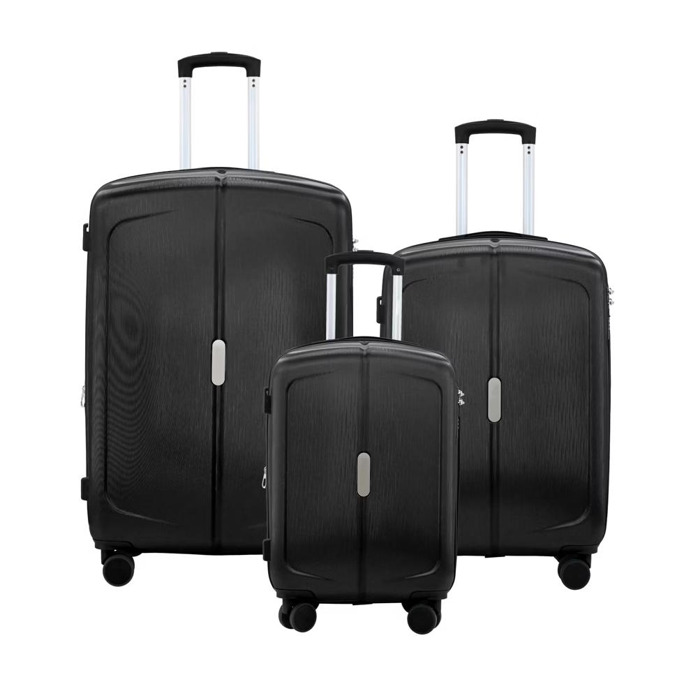 3 Piece Hardshell Luggage Set with Built-in Lock, Expandable Lightweight ABS Suitcases with Spinner Wheels (20/24/28 Inch) - Image 8