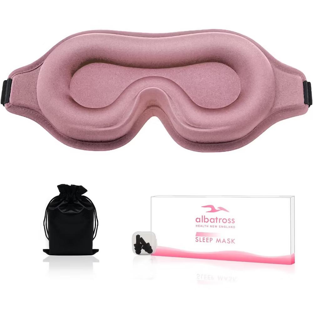 Albatross Health Sleep Eye Mask for Men and Women, Ideal for Lash Extensions, Travel Blackout Night Blindfold with Adjustable Strap - Image 28