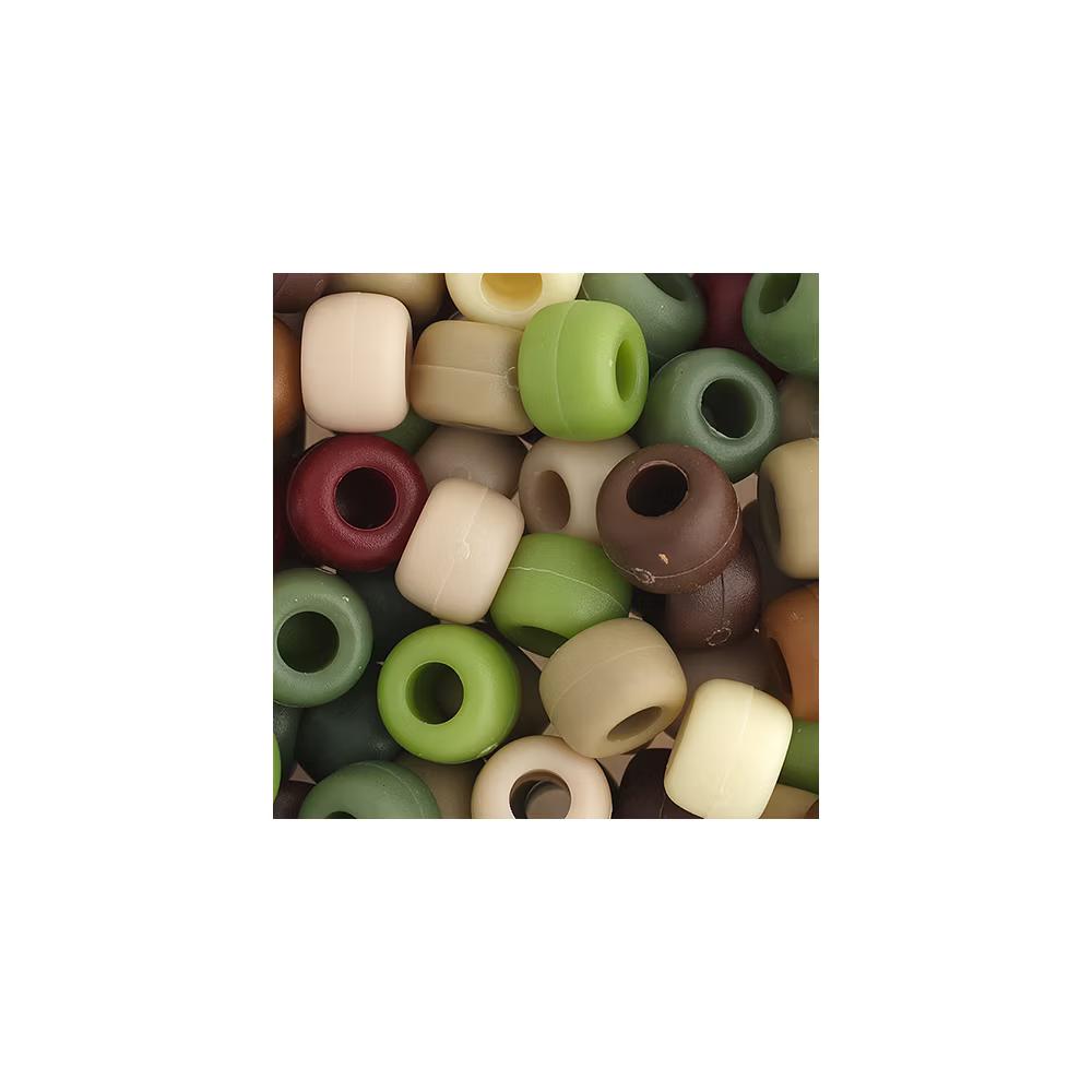 1000pcs 9mm Assorted Plastic Barrel Pony Beads for Jewelry Making Bracelets Necklaces DIY, Kandi Beads Bulk Crafting Beads - Image 8