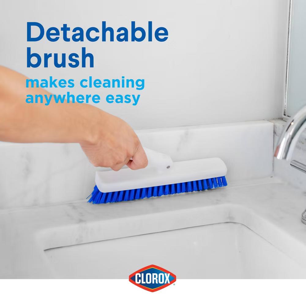 48 inch Max Reach Tub & Tile Grout Scrub Brush: Multi-Surface Cleaning, Household Scrub Tool - Image 11