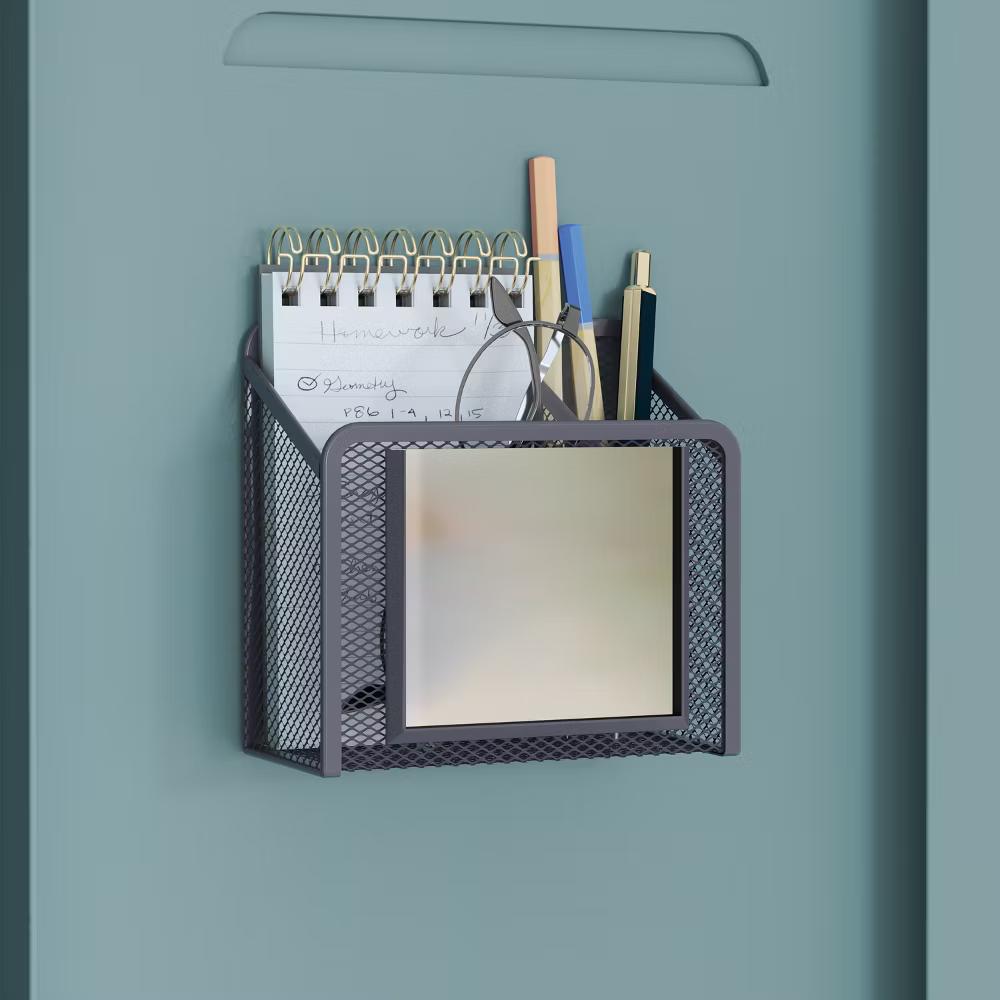 Locker Mesh Cup with Mirror Dusty Black - Image 5