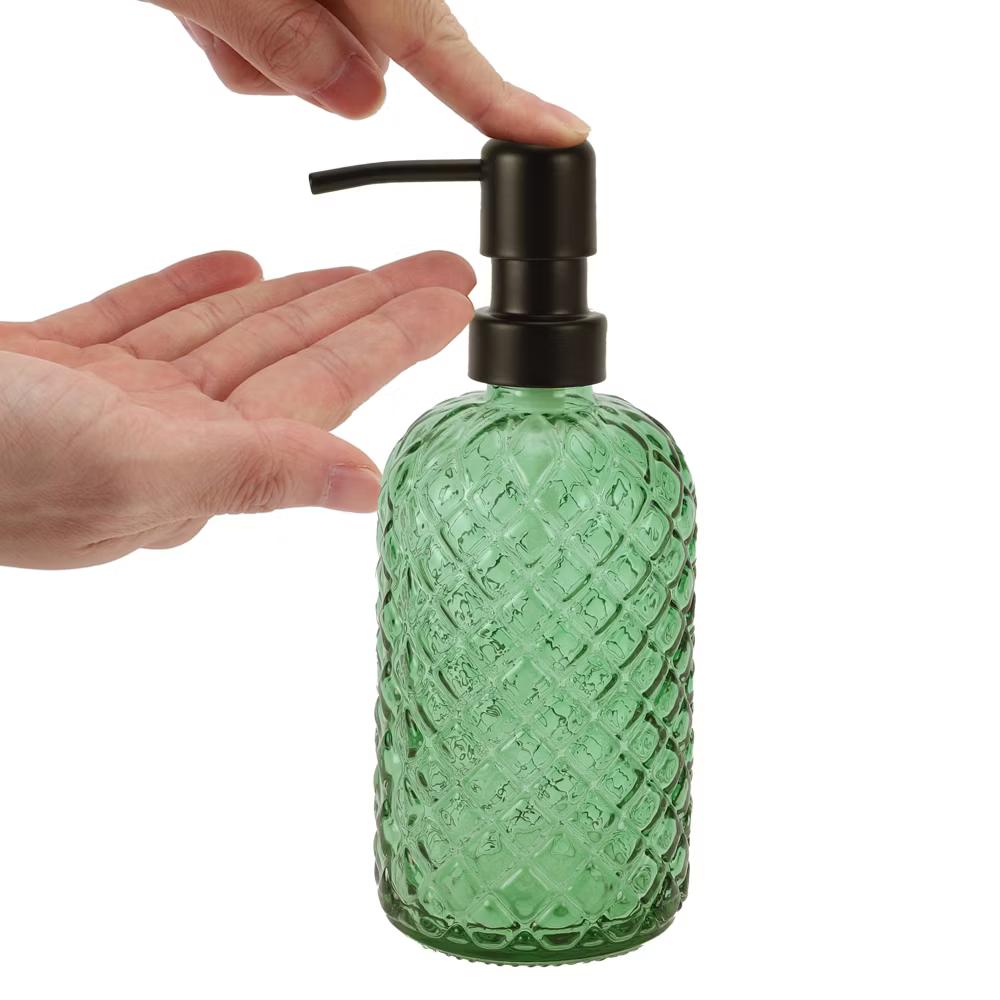 Simple Cylindrical Soap Pump Dispenser 400ml 1 Pc - Image 27