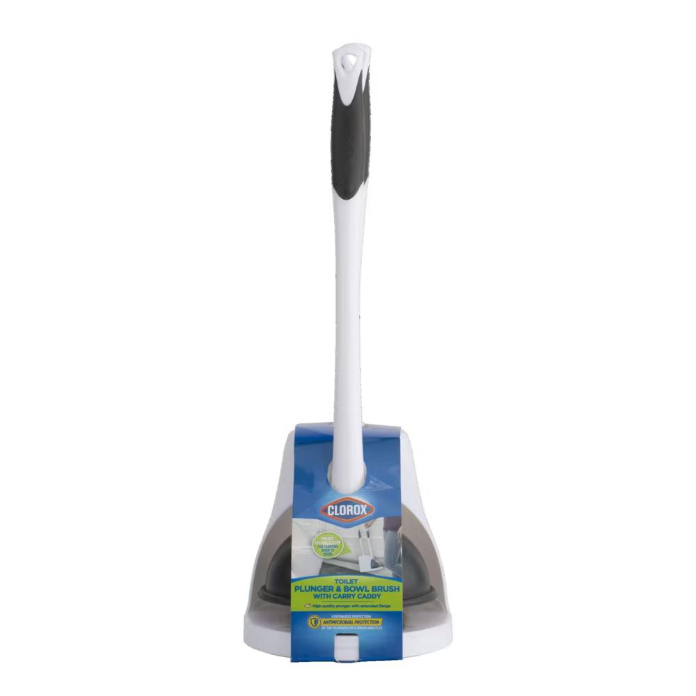 Plunger & Toilet Brush with Carry Caddy - Image 4