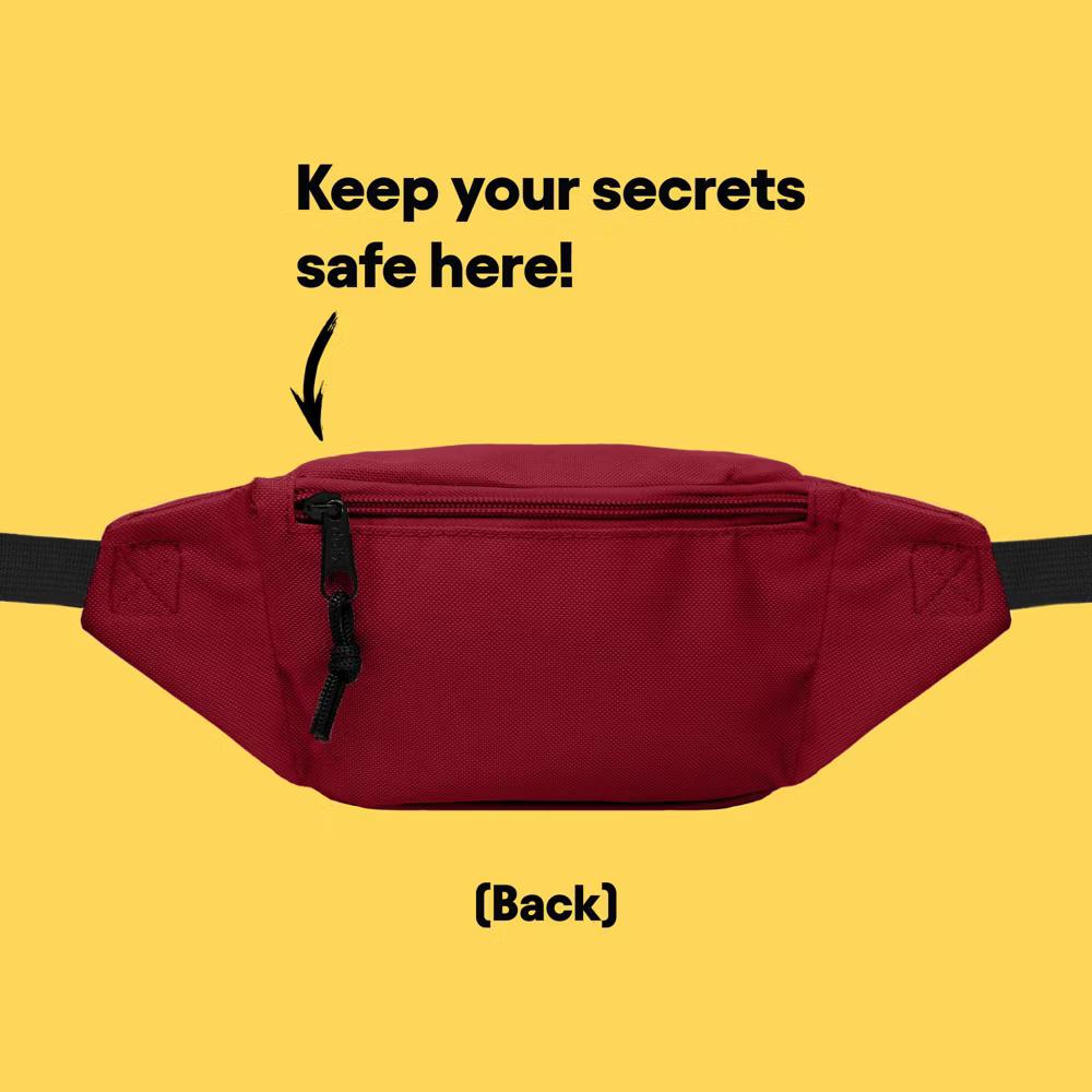 Dalix Fanny Pack w/ 3 Pockets Traveling Concealment Pouch Airport Money Bag - Image 25