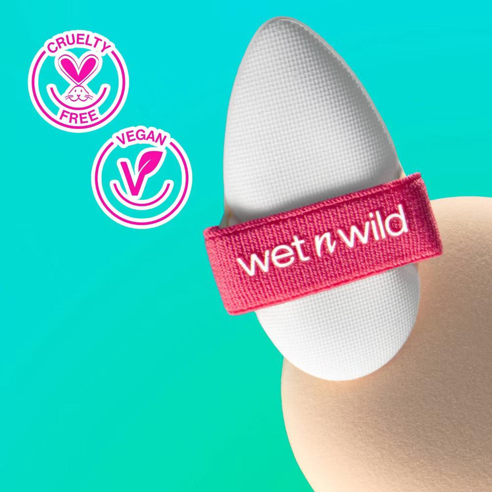 Wet n Wild Triple Feature 3-Piece Cushion Makeup Sponge Set: For Cream, Powder, Liquid, Multi-Use - Image 7