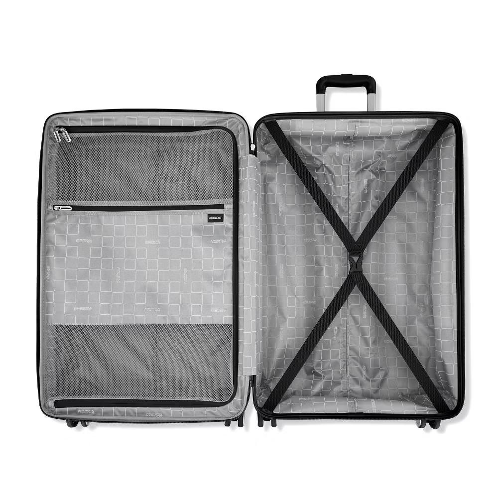 American Tourister Checked 2.0 Hardside Large Checked Spinner Wheels Suitcase