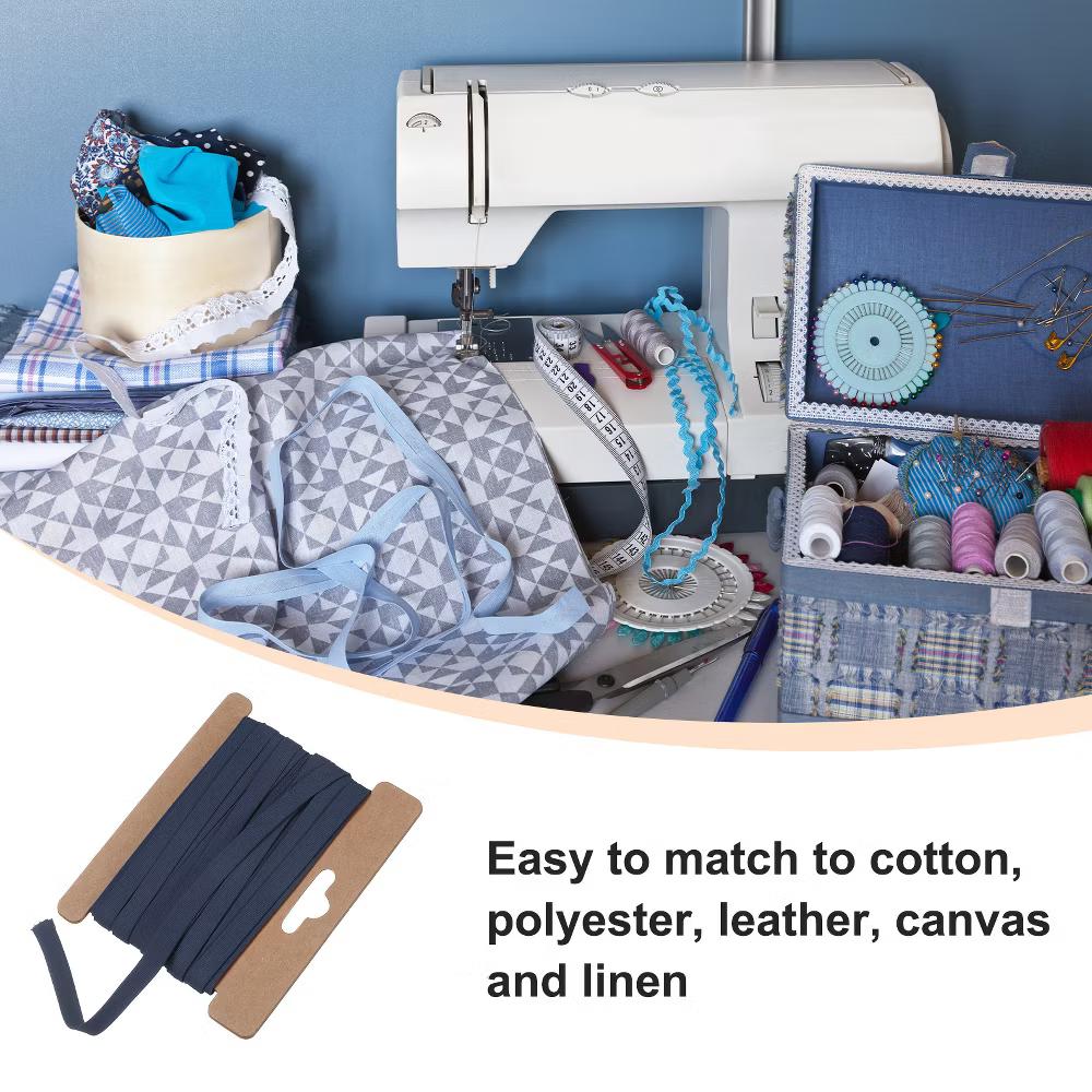 Cotton Durable Washable Double Fold Bias Tape Bias Tape 1 Pc - Image 55