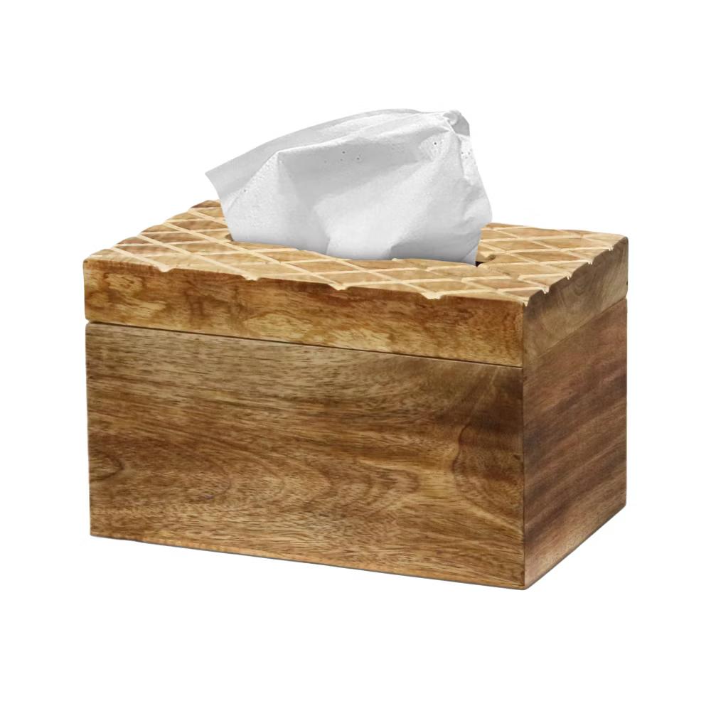 Modern Decorative Paper Facial Tissue Box Holder for Kitchen, Dining Room, and Office - Image 7