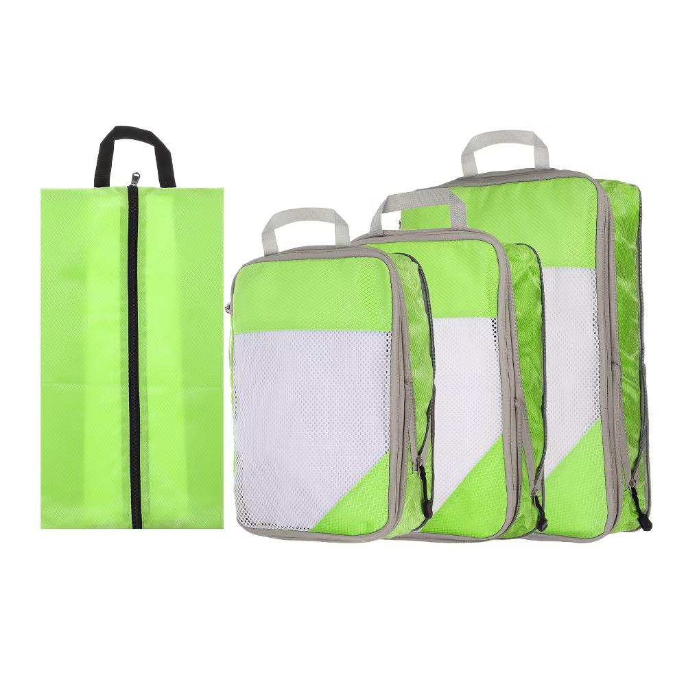 Suitcases Compression Packing Cube Waterproof Travel Luggage Organizers Bag 3 Pcs - Image 5