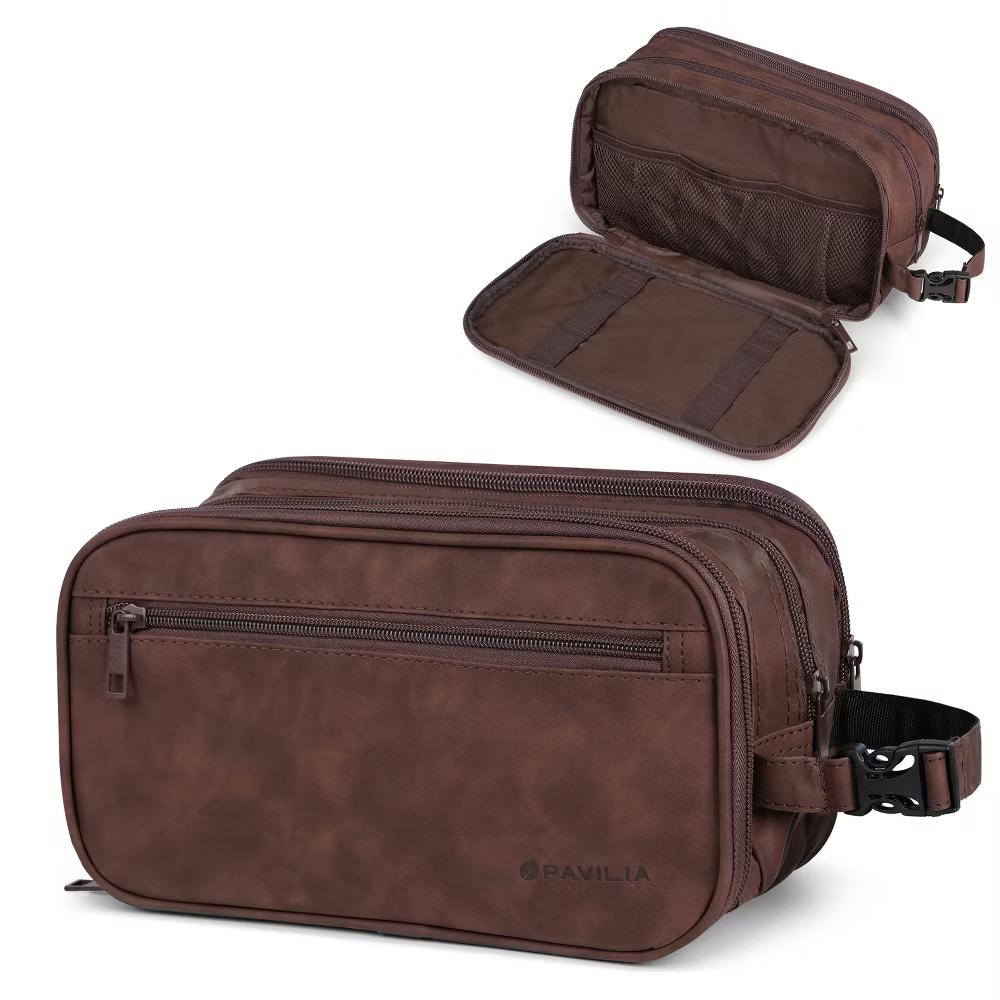 Toiletry Bag for Men, Travel Pouch Essentials Shaving Dopp Kit, Water Resistant Organizer Case Accessories - Image 38
