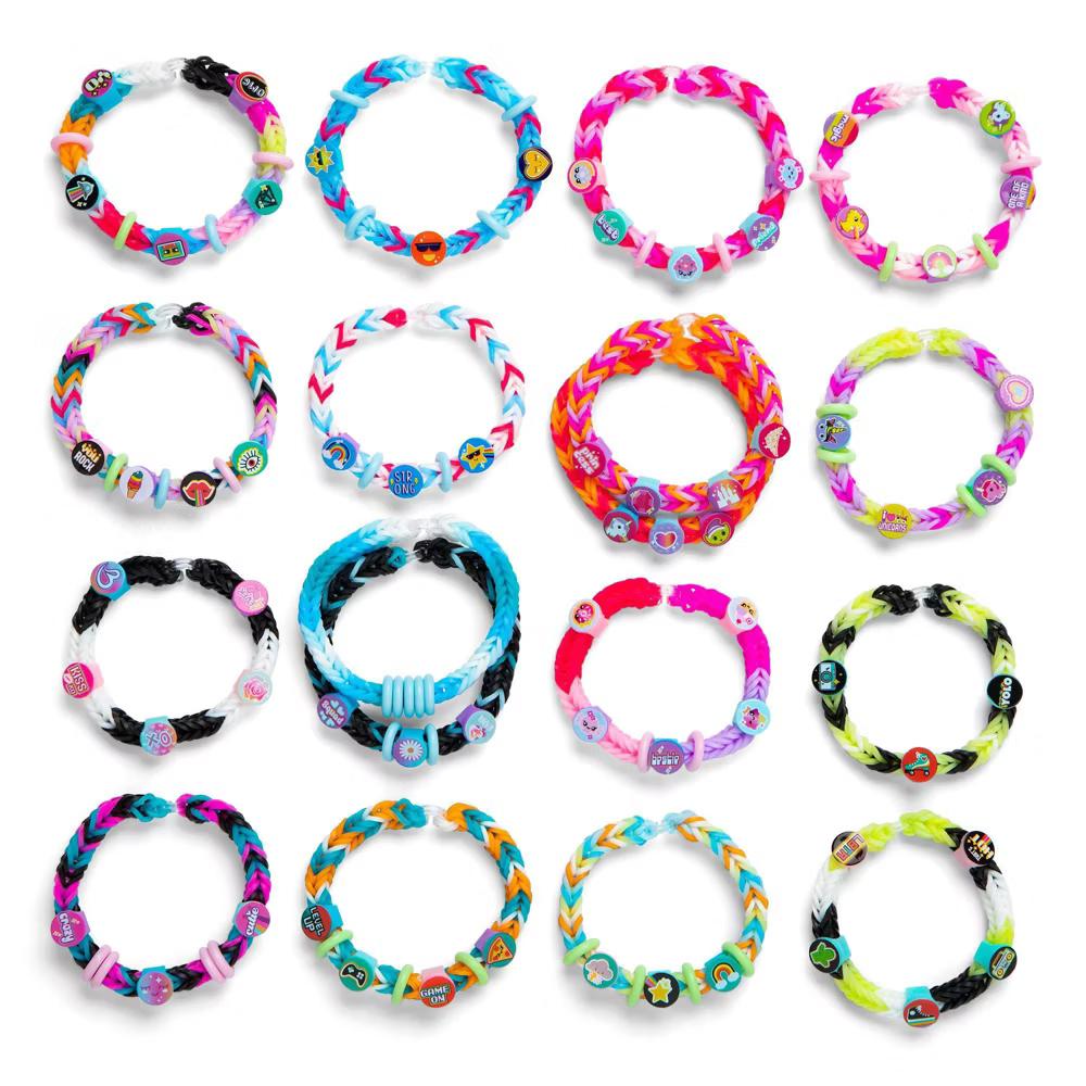 Rainbow Loom Beadmoji Deluxe Craft Kit: Rubber Band & Bead Bracelet Making Set for Kids 7 - Image 6