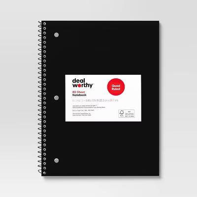 Subject Spiral Notebook Quad Ruled - Image 2