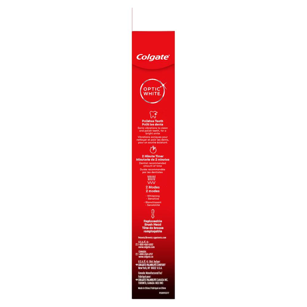 Optic White Pro Series Sonic Battery Powered Toothbrush - Black - Image 10
