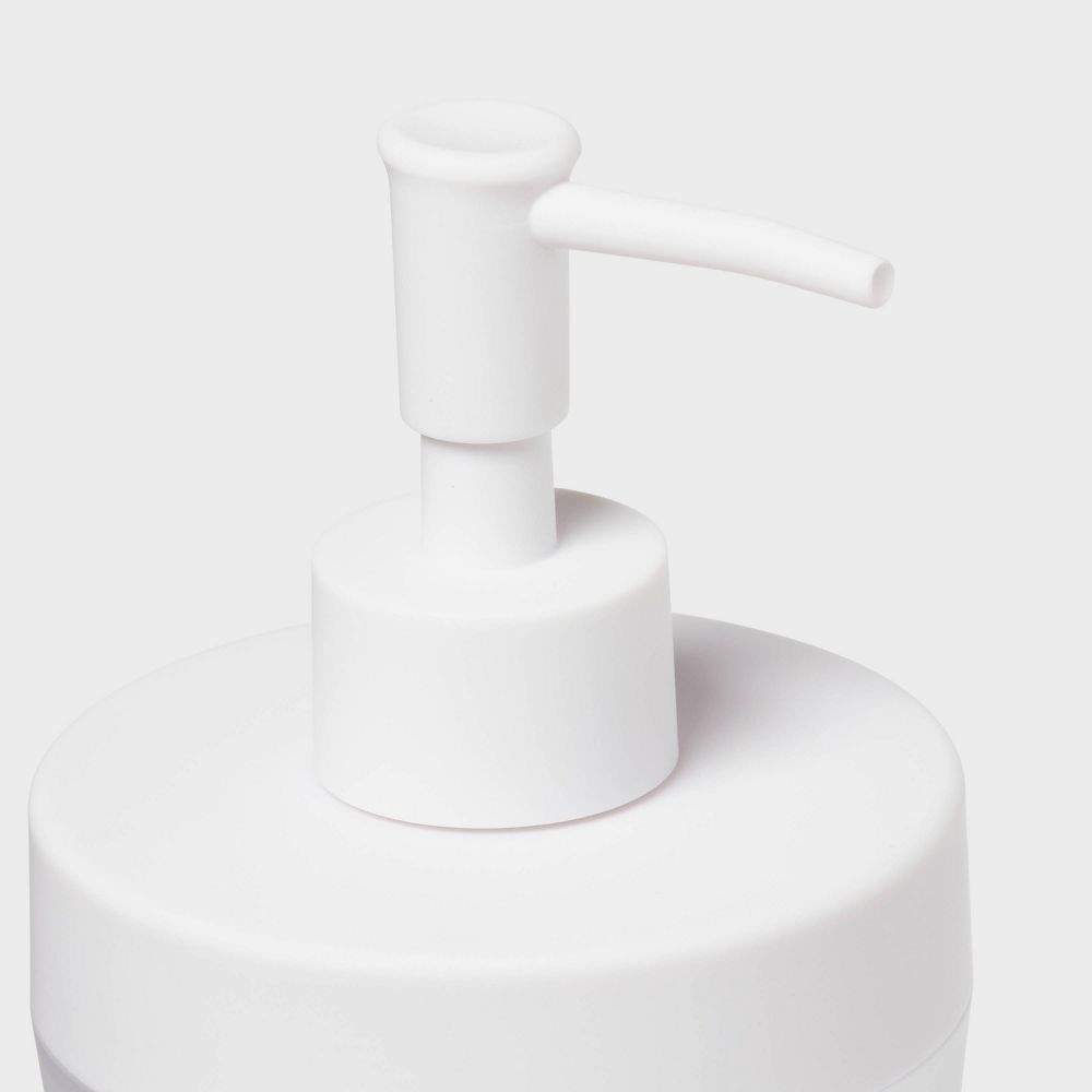 Soap Pump Frosted White - Image 2