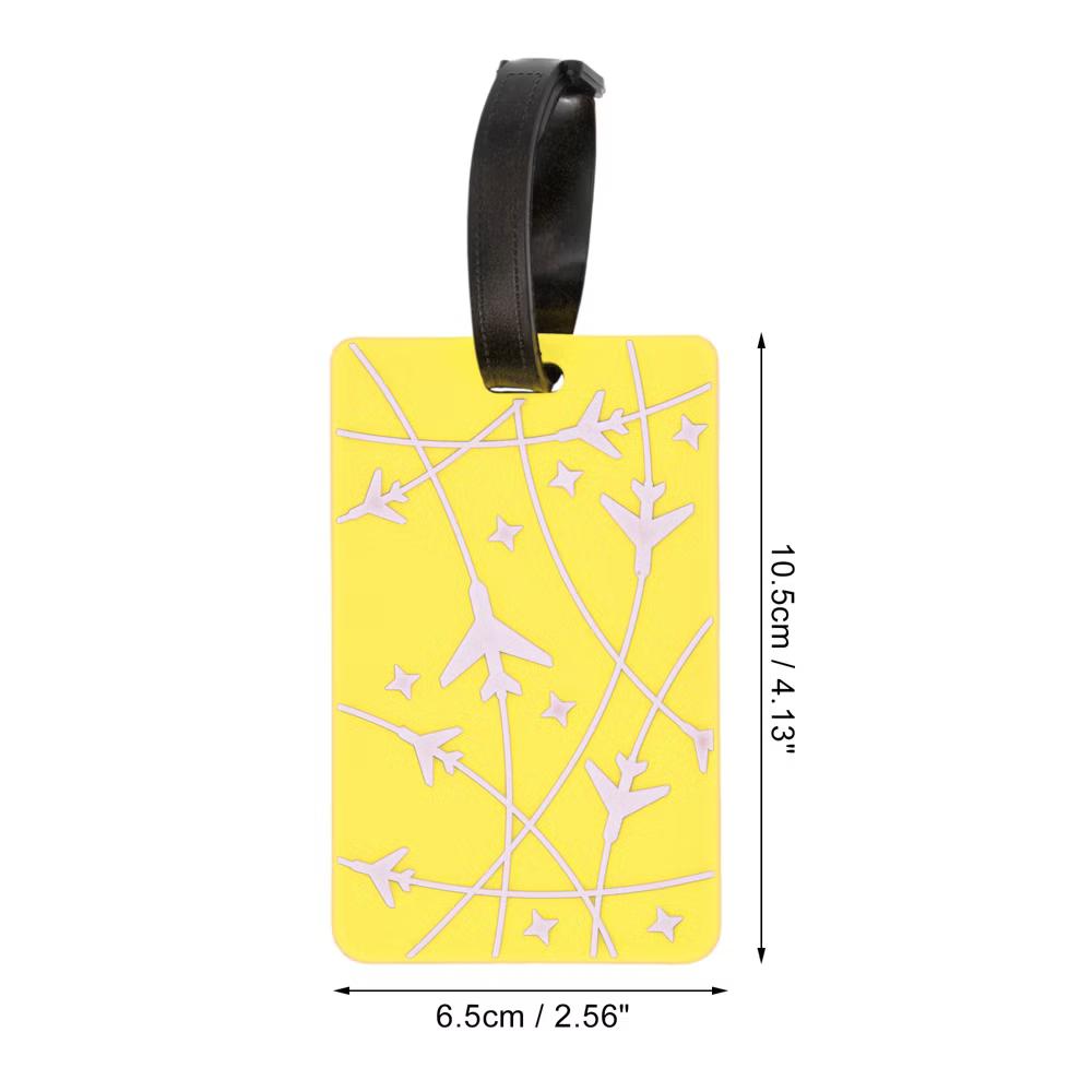 Airplane Lines Pattern Luggage Tag 1 Pc - Image 20