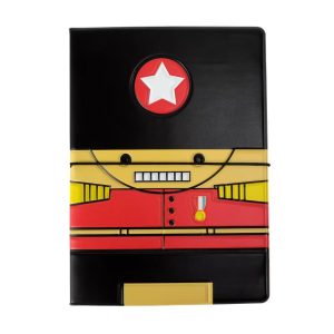 Police Officer Passport Holder Black Red 1 Pc