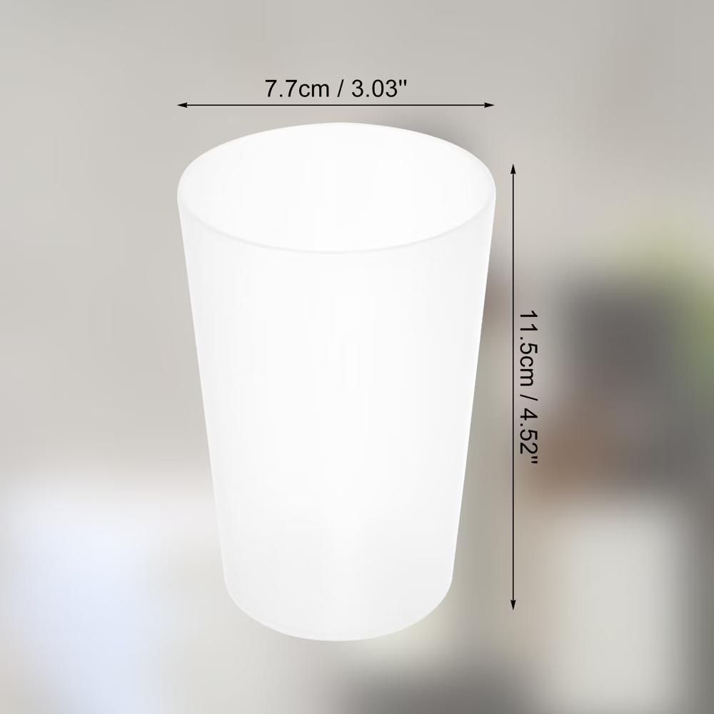 Bathroom Toothbrush Tumblers PP Cup for Bathroom 4.92''x3.03'' 2pcs - Image 12