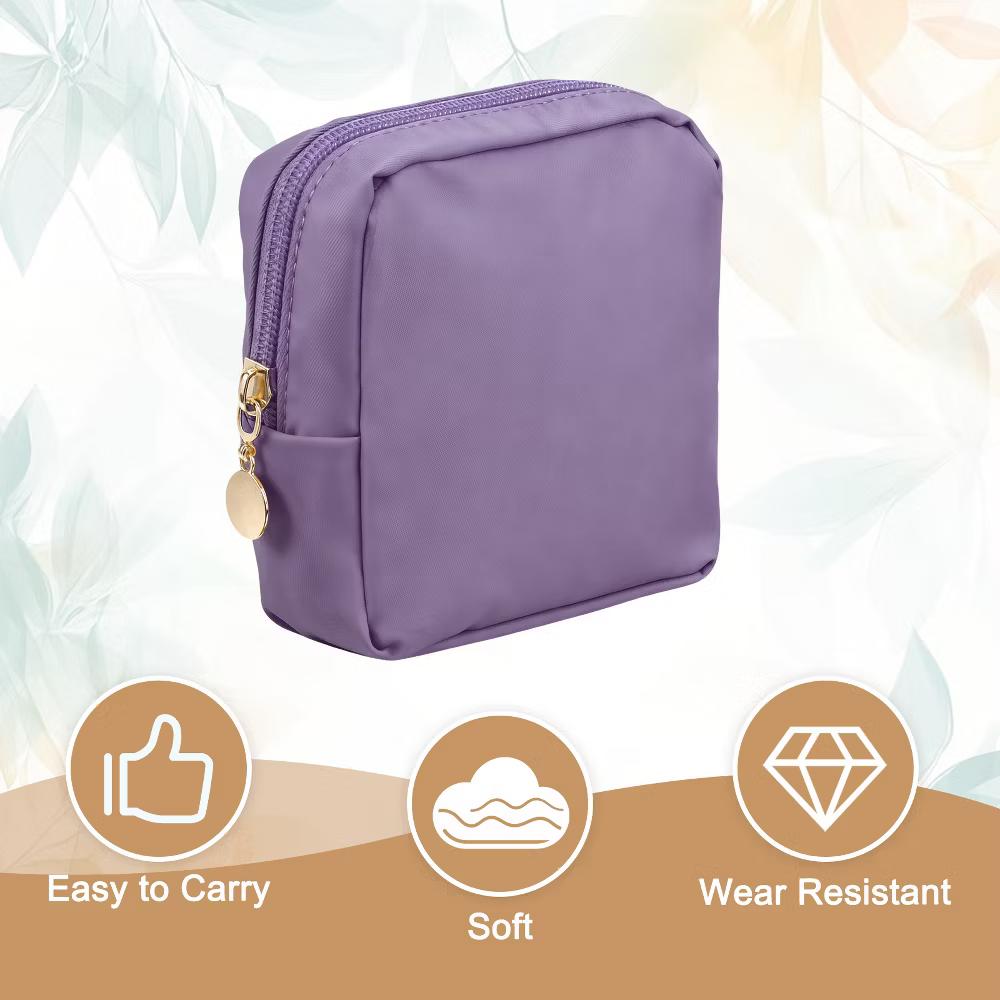 Storage Organize Travel Mini Cute Square Makeup Bag - Image 13