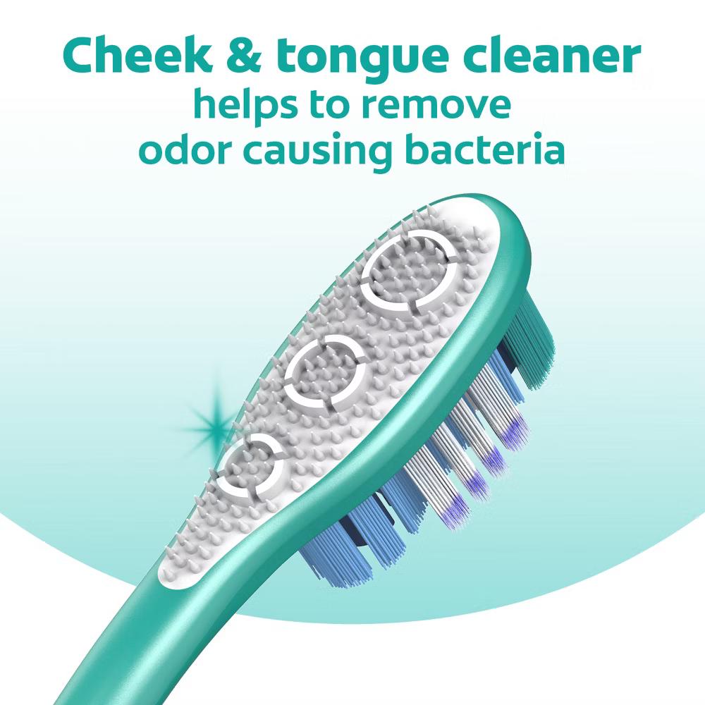 360 Deep Clean Manual Toothbrush - Medium - 4ct - Image 4