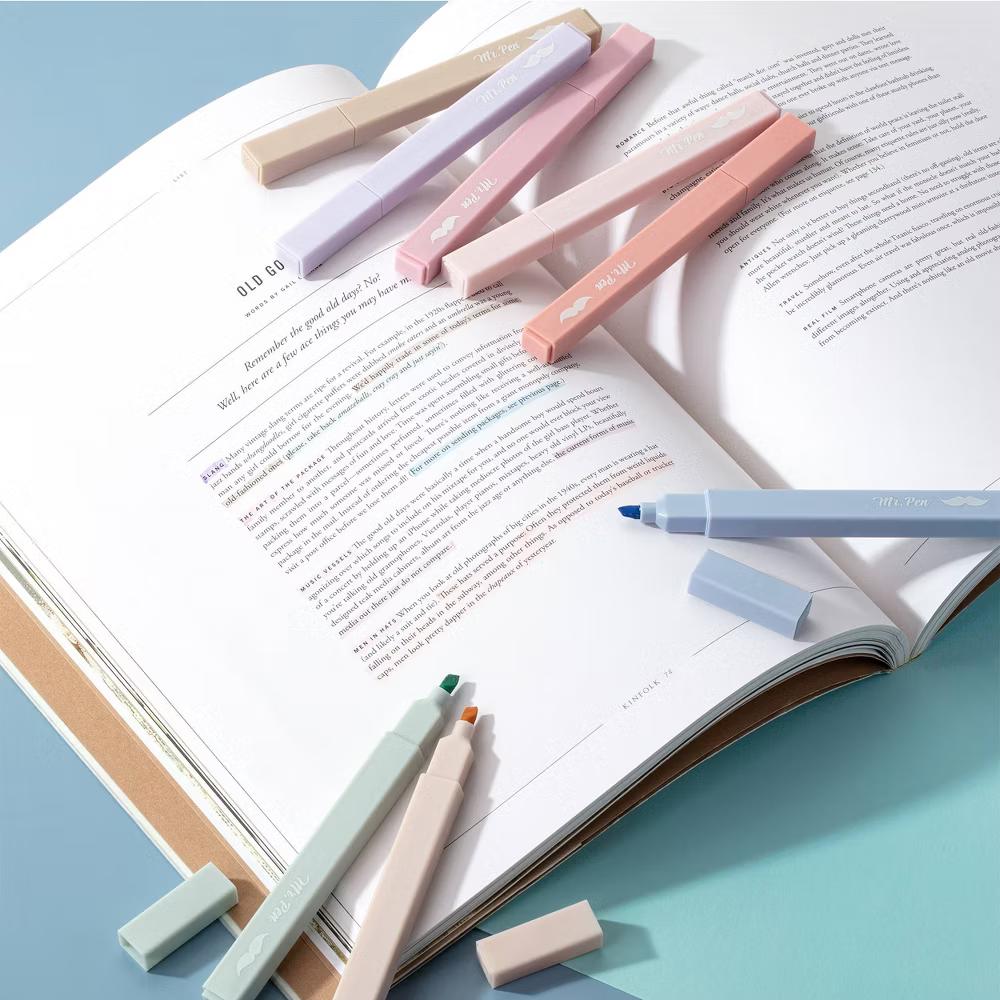 Mr. Pen 8pk Aesthetic Highlighters - Image 4