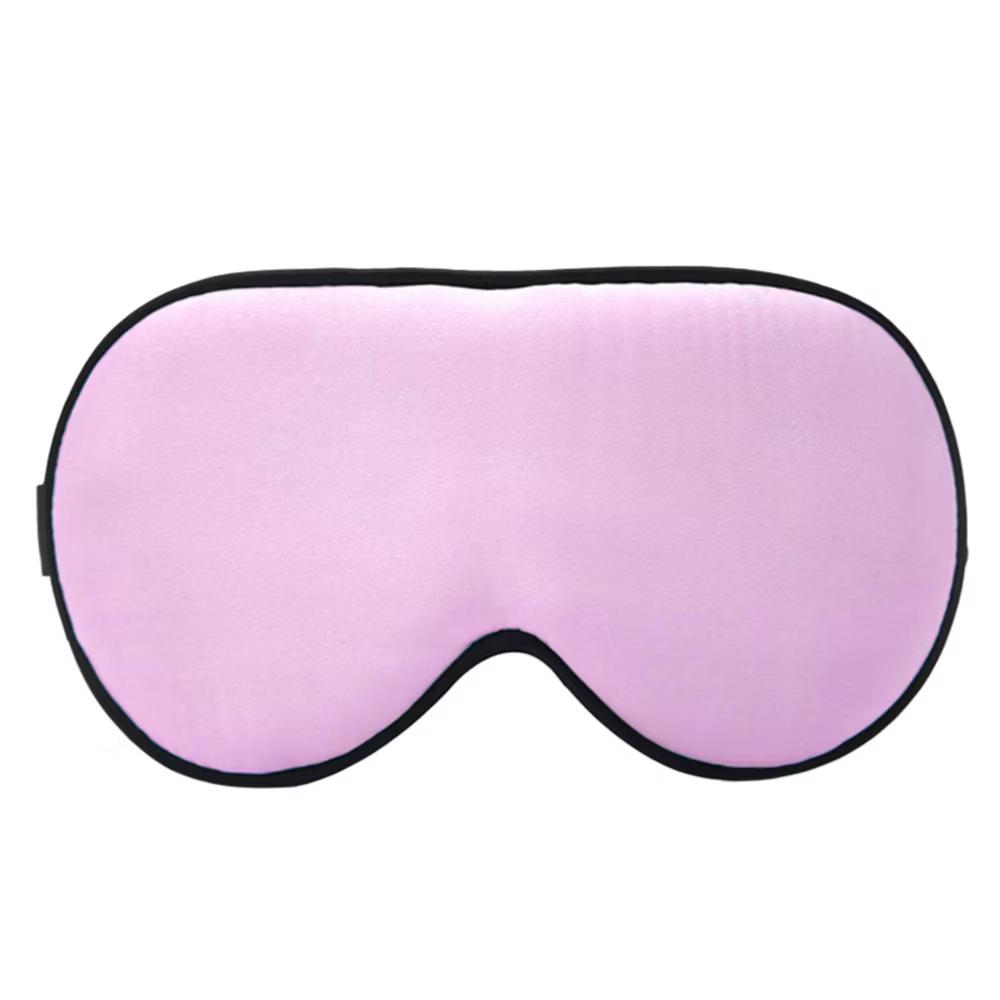 Silk Sleep Mask Soft Eye Mask Adjustable Strap Light Blocking Sleeping Eye Cover for Travel Nap Night Sleep - Image 5