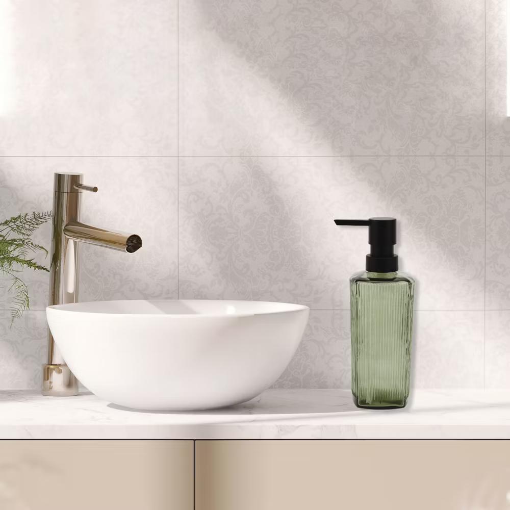 Classic Vertical Lines Soap Pump Dispenser for Bathroom 350ml 1 Pc - Image 9