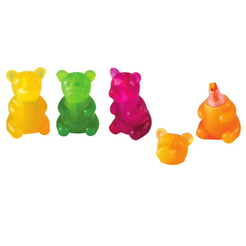 Scented Gummy Bear Highlighters (8 Pack) - Fun Scents, Adorable Design, Chisel Tip - Image 3