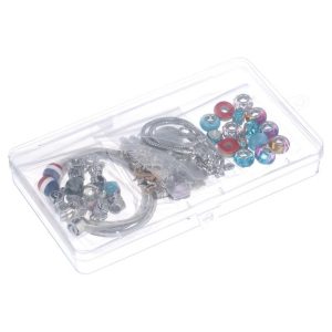 As Seen On TV 5-Minute Crafts Bracelet Making Kit Colorful Beads Charms Pendants Arts and Crafts Kids 6+ Non Toxic