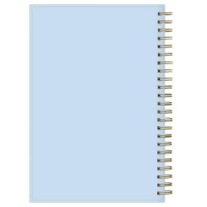 Blue Sky 5"x8" 2026-2027 Weekly/Monthly Calendar Sugar Sky PP with Double Horizontal Pockets Wirebound
